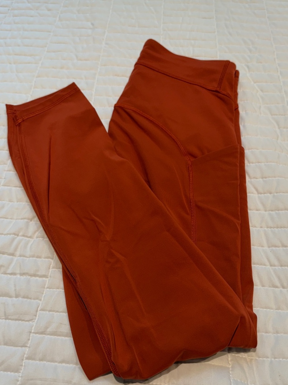 lululemon athletica High-Waist Burnt Orange Leggings | NWOT - Size 6
